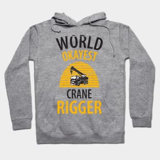 crane driver father father's day construction work Hoodie